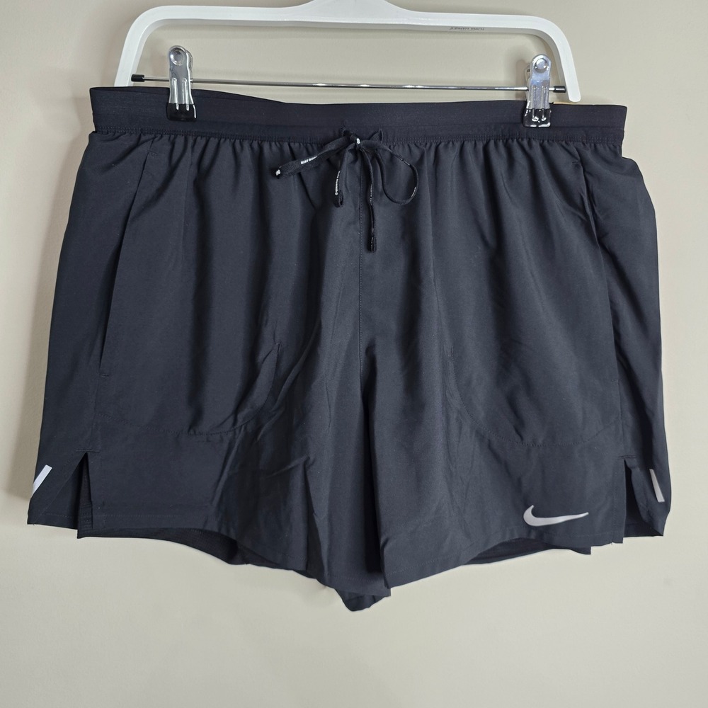 Nike Dri-FIT Mens 5 Inch Running Shorts Black CJ5467-010 XL